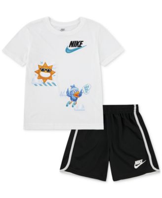 Nike - Little Kids Just Believe T-Shirt & Shorts, 2 Piece Set