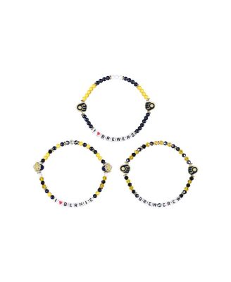 FOCO - Milwaukee Brewers 3-Pack Friendship Bracelet Set
