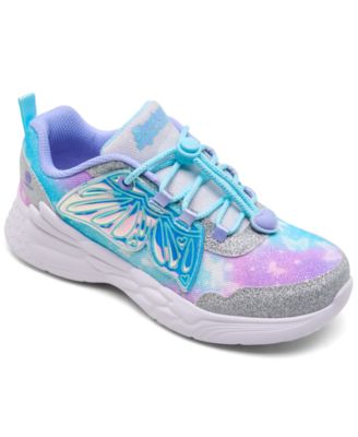 Skechers - Little Girls Dream Racer - Wing Brites Light-Up Casual Sneakers from Finish Line