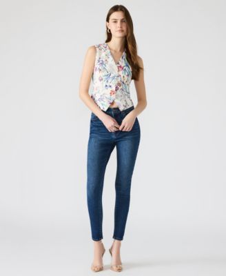 Steve Madden - Women's Button-Front Floral Selene Vest