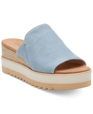 TOMS - Women's Diana Mule Flatform Wedge Sandals