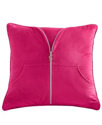 Juicy Couture - Velvet Gothic Rhinestone Crown 20" x 20" Throw Pillow