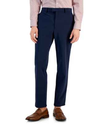 Alfani - Men's Classic-Fit Solid Stretch Suit Pants