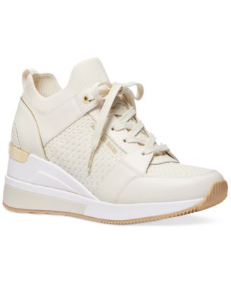 Michael Kors - Women's Georgie Knit Lace-Up Trainer Sneakers
