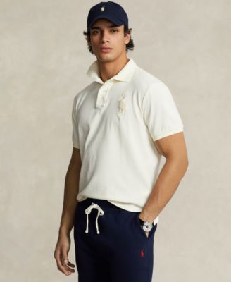 Polo Ralph Lauren - Men's Custom Slim Fit Big Pony Mesh Polo Shirt