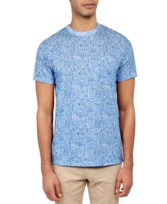 Brooklyn Brigade - Men's Fulton Slim-Fit Abstract Dot-Print Pocket T-Shirt