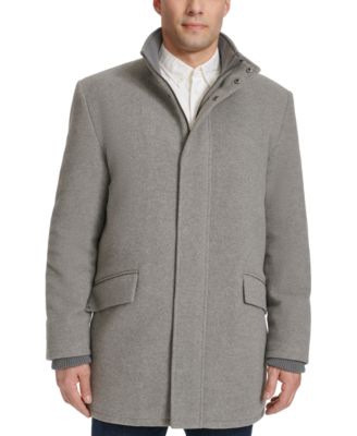 Cole Haan - Men's Full-Zip Stand-Collar Car Coat