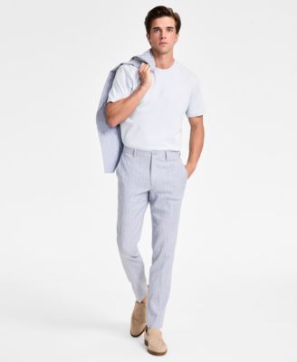 Calvin Klein - Men's Slim-Fit Suit Pants