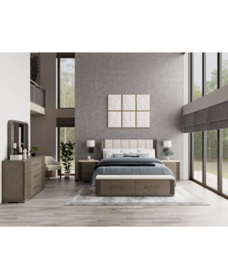 Furniture - Frandlyn 3pc Bedroom Set (King Storage Bed + Dresser + Stone Top Nightstand)