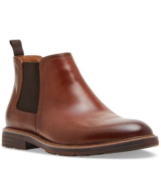 Steve Madden - Men's Argyle Leather Chelsea Boot