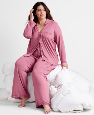 State of Day - Women's Collared Knit Pajama Set