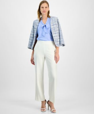 Kasper - Women's Stretch Crepe Pull-On Trousers
