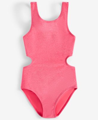Epic Threads - Big Girls Glitter One-Piece Swimsuit