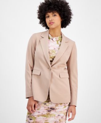 Bar III - Women's Bi-Stretch One-Button Blazer