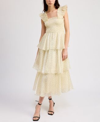 En Saison - Women's Moxie Organza Midi Dress