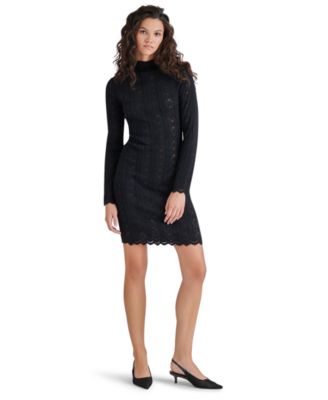 Steve Madden - Women's Nafia Mock Neck Mini Dress