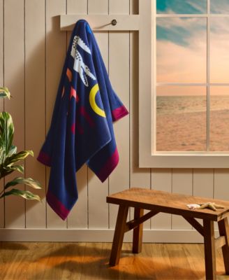 Lacoste Home - Rainbow Letters Cotton Beach Towel