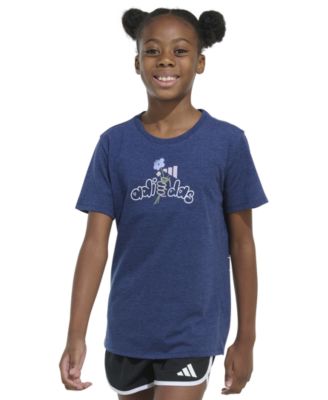 adidas - Big Girls Short-Sleeve Regular-Fit T-Shirt