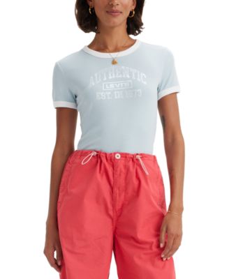 Levi's - Women's Graphic Rickie Cotton Ringer T-Shirt