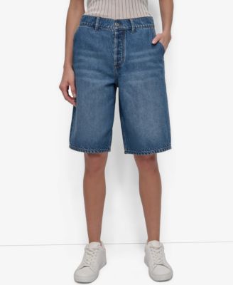 DKNY - Women's Denim Bermuda Shorts