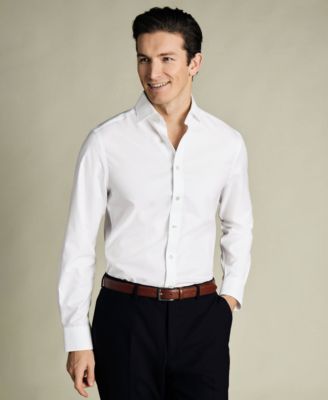 Charles Tyrwhitt - Men's Slim-Fit Twill Dress Shirt