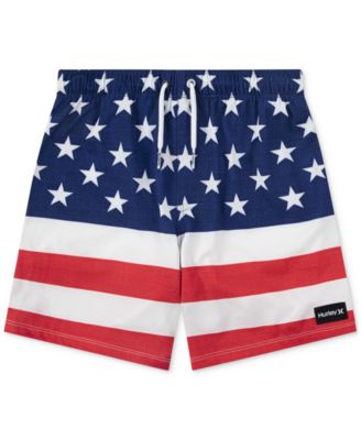 Hurley - Big Boys Americana Pull-On Swim Shorts