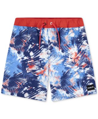 Hurley - Big Boys Distorted Palm Swim Shorts