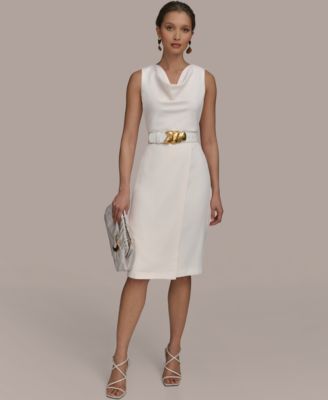 Donna Karan New York - Women's Belted Sheath Dress