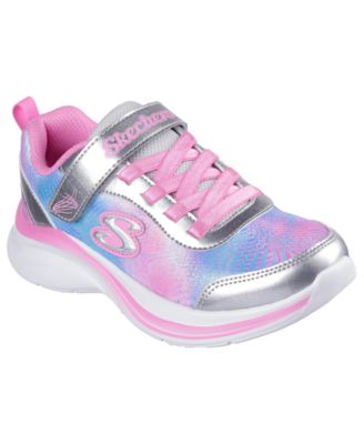 Skechers - Little Girls Aloha Dream Fastening Strap Casual Sneakers From Finish Line