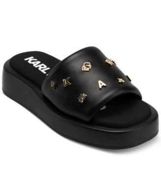 KARL LAGERFELD PARIS - Women's Opal Studded Sandals