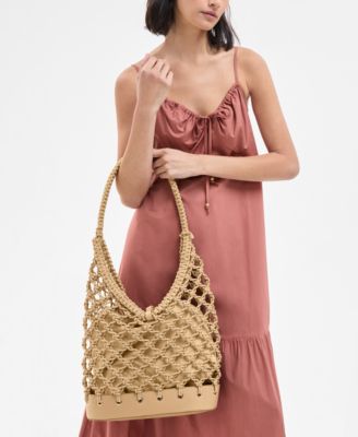 I.N.C. International Concepts - Kahtt Macrame Hobo Bag