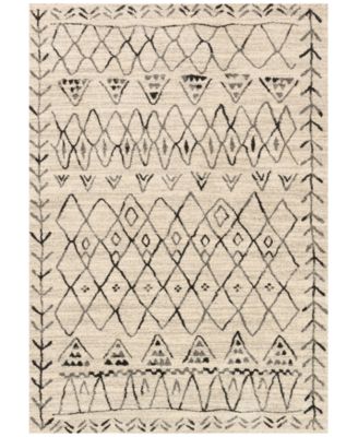Loloi - Emory EB-09 Heather Gray/Black 5'3"x7'7" Area Rug