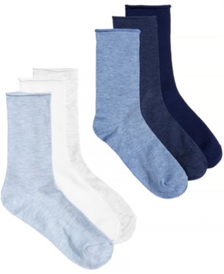 Lauren Ralph Lauren - Women's 6-Pk. Roll Top Trouser Socks