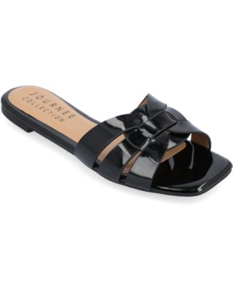 Journee Collection - Collection Women's Arrina Slip On Flat Sandals