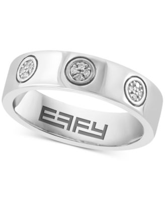 EFFY Collection - Diamond Mini Cluster Band (1/20 ct. t.w.) in Sterling Silver