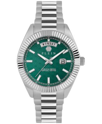 Philipp Plein - Men's Date Superlative Stainless Steel Bracelet Watch 42mm