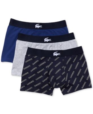 Lacoste - Men's 3pk. Regular-Fit Stretch Trunks