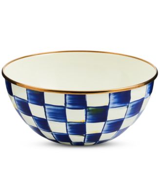 MacKenzie-Childs - Royal Check Enameled Steel Small Everyday Bowl