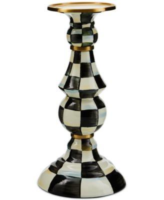 MacKenzie-Childs - Courtly Check Large Pillar Candlestick