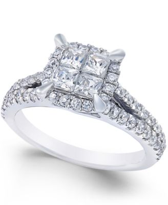 Macy's - Square Diamond Engagement Ring (1 ct. t.w.)