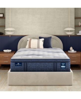 Serta - iComfortPro Buckingham 16" Latex Foam Plush Pillow Top Mattress Set - Twin XL