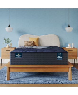 Serta - Perfect Sleeper X Prescott 14" Smooth Hybrid Plush Mattress Set - Queen Split