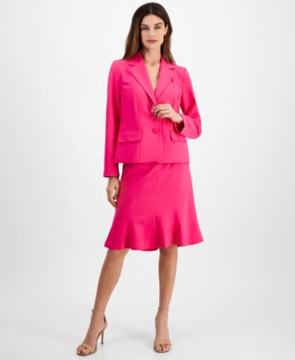 Le Suit - Petite Trumpet Skirt Suit