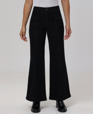 Frye - Women's Mid-Rise Flare-Leg Denim Jeans