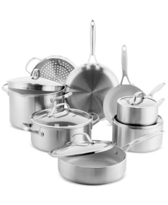 GreenPan - Venice Pro Stainless Steel 13-Pc. Cookware Set