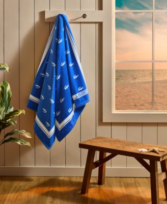 Lacoste Home - Foulard Croc Cotton Beach Towel