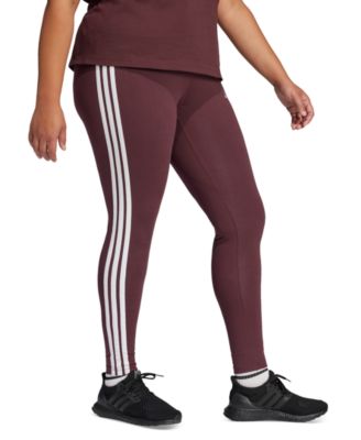 adidas - Plus Size Essentials 3-Stripes Cotton Leggings
