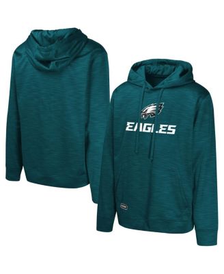 Outerstuff - Men's Midnight Green Philadelphia Eagles Streak Fleece Pullover Hoodie