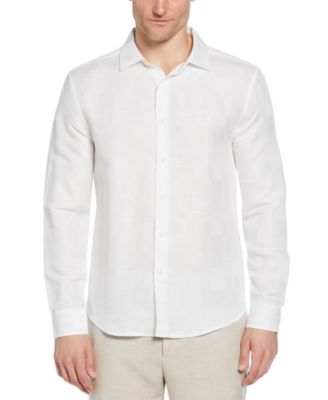 Cubavera - Men's Textured Button-Down Shirt