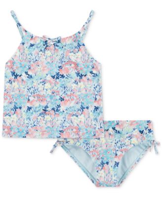 Hurley - Big Girls 2-Pc. Tankini & Bikini Bottoms Set